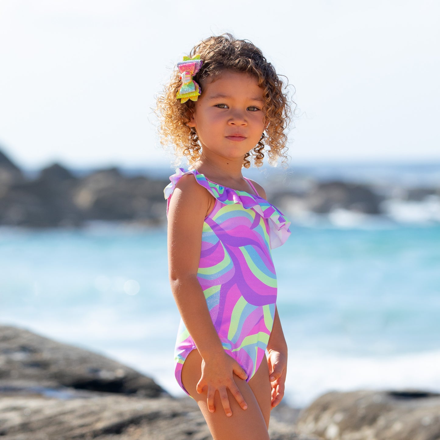 1383 Miss Sea Princess Wave One Shoulder Tank