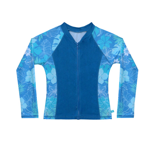 1419 Tropicana Denim Long Sleeve Rashvest