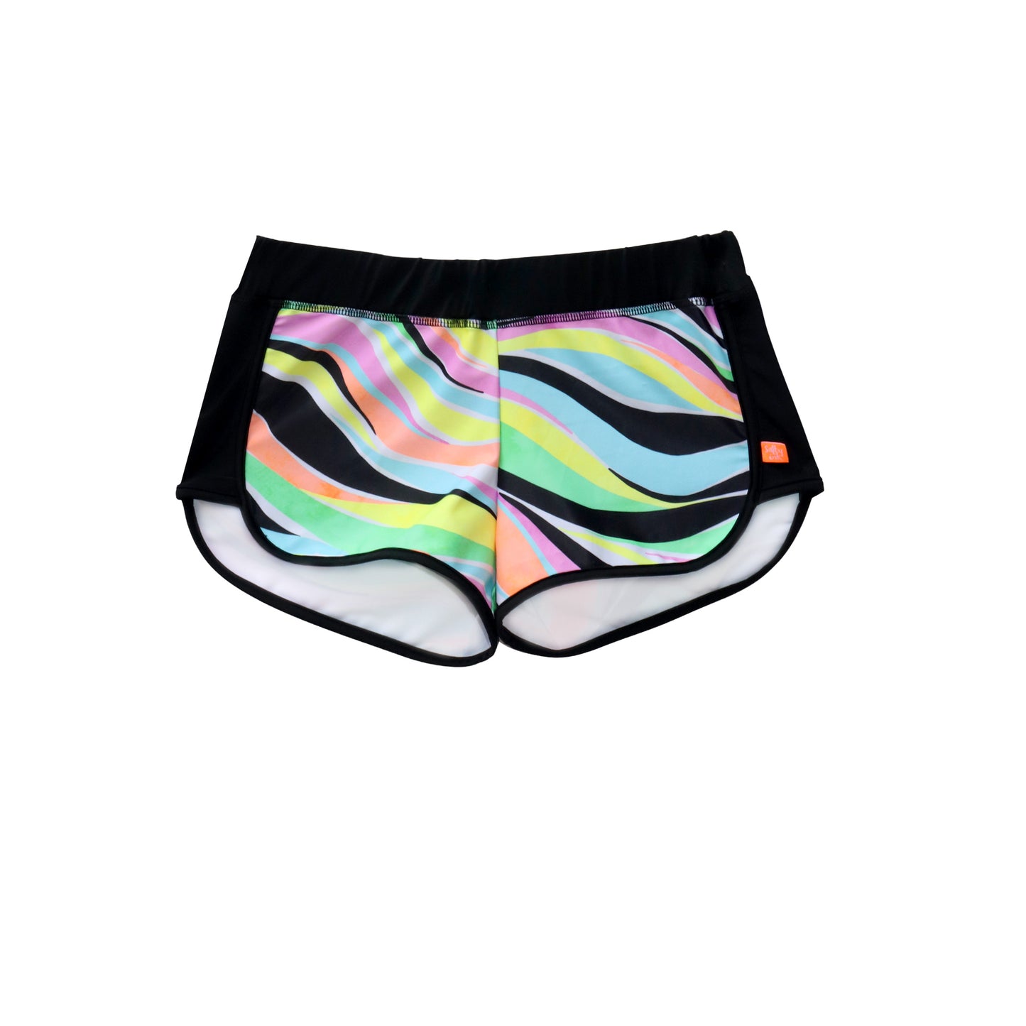 1432 Coastal Neon Wave Boardie