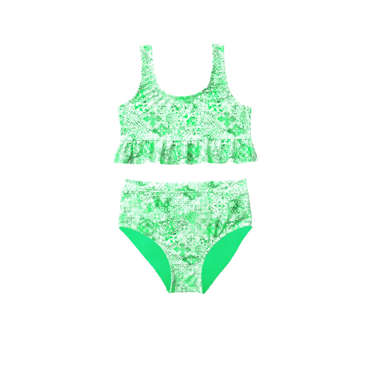 1469 Miss Cupcake Kiwi Reversible Bikini