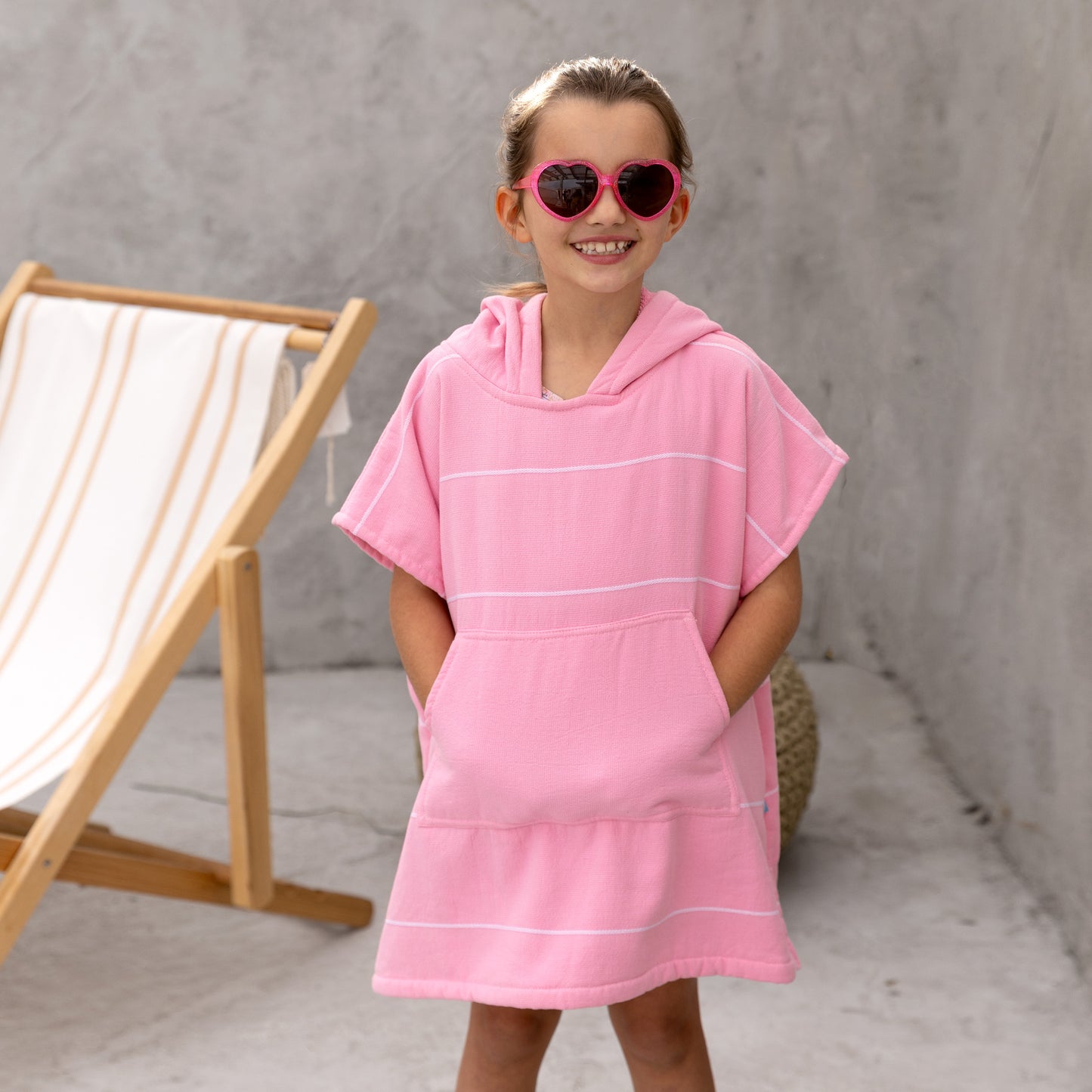 1481 Salty Beach Poncho Little Miss