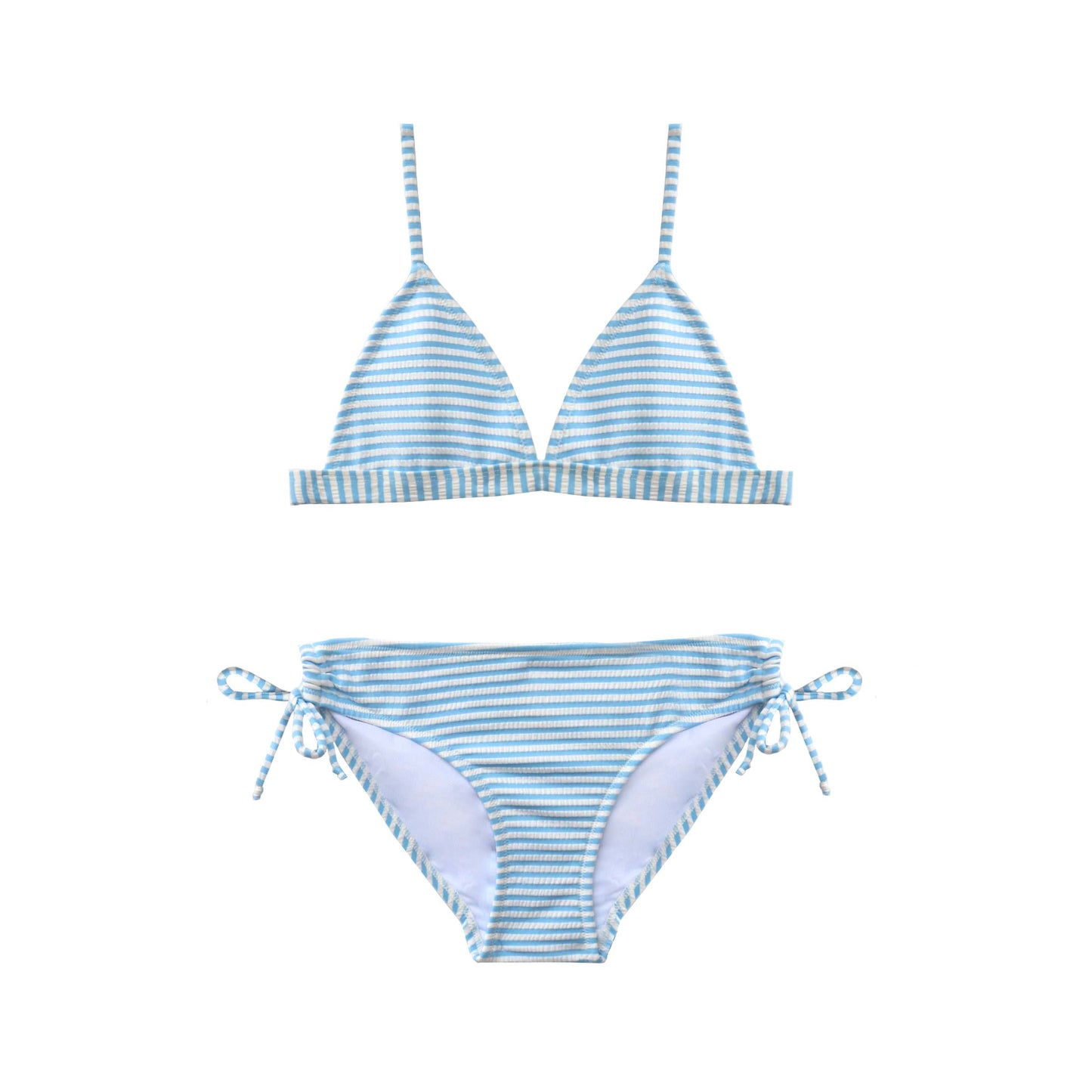 1510 Salty Blue Stripe Tri Bikini
