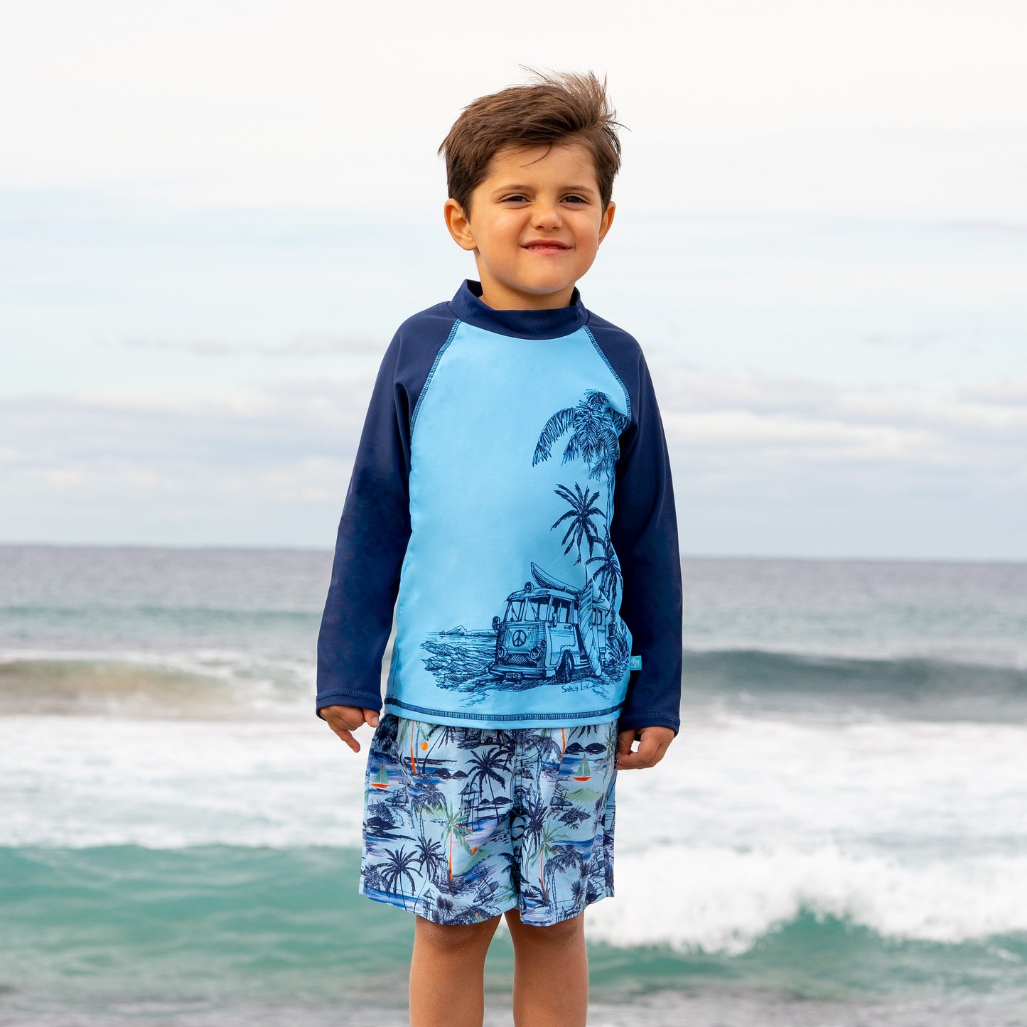 407 Vintage Surf Long Sleeve Rashvest