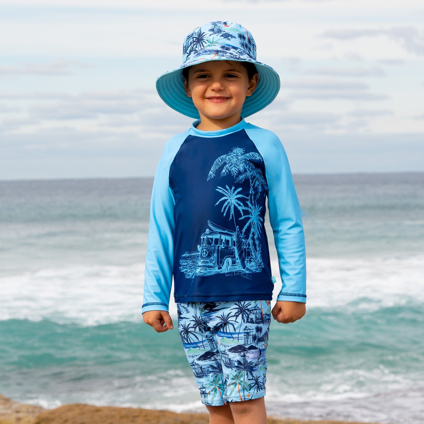 407 Vintage Surf Long Sleeve Rashvest