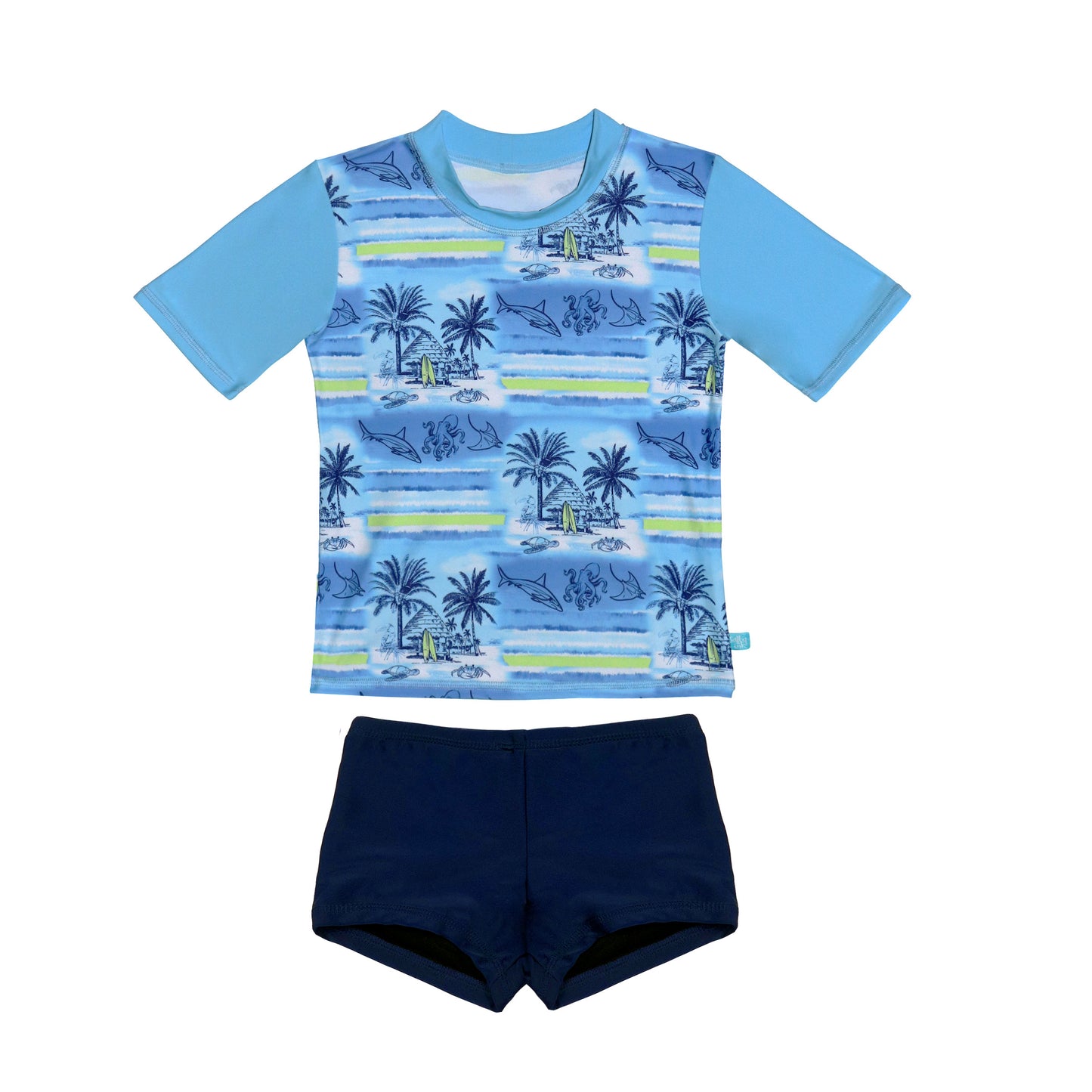 409 Shipwrecked Short Sleeve Rashvest Set