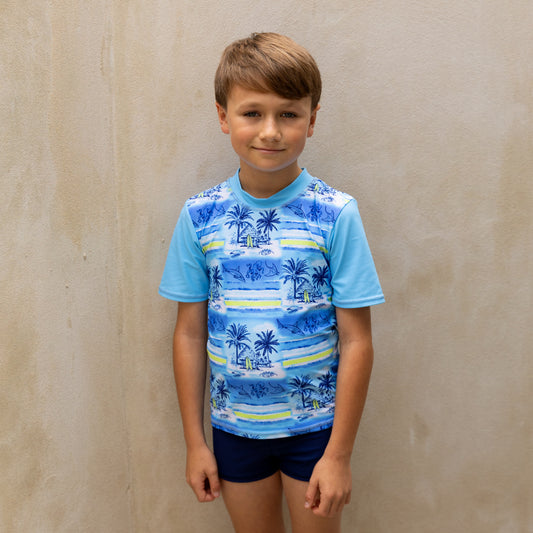 409 Shipwrecked Short Sleeve Rashvest Set