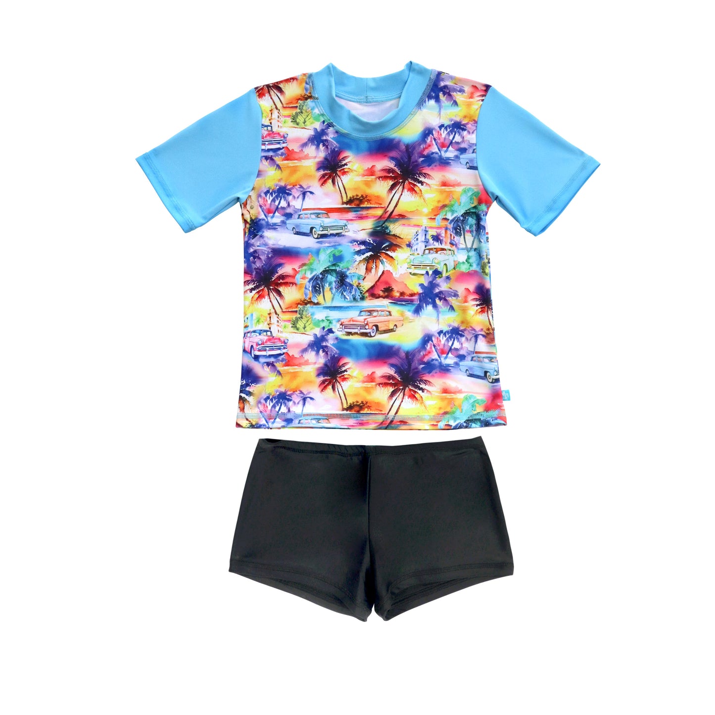 409 Miami Beach Short Sleeve Rashvest Set