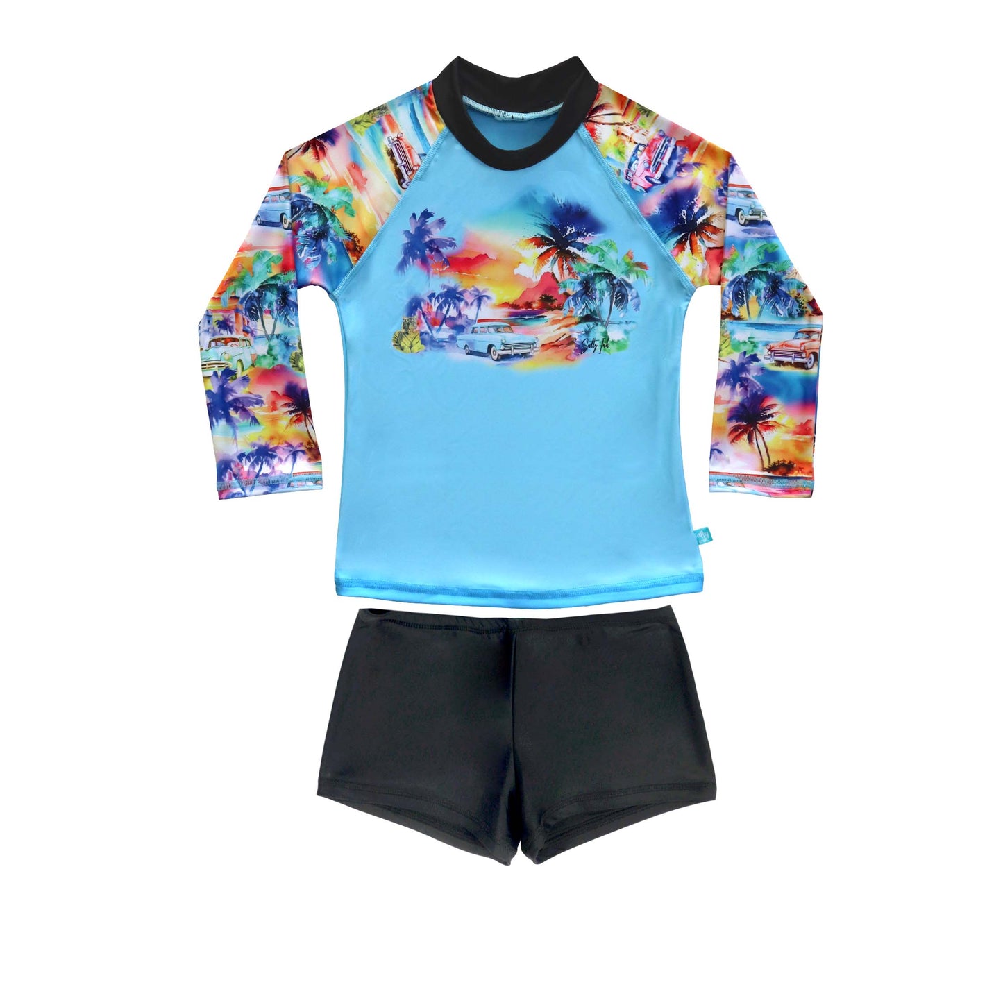 410 Miami Beach Long Sleeve Rashvest Set