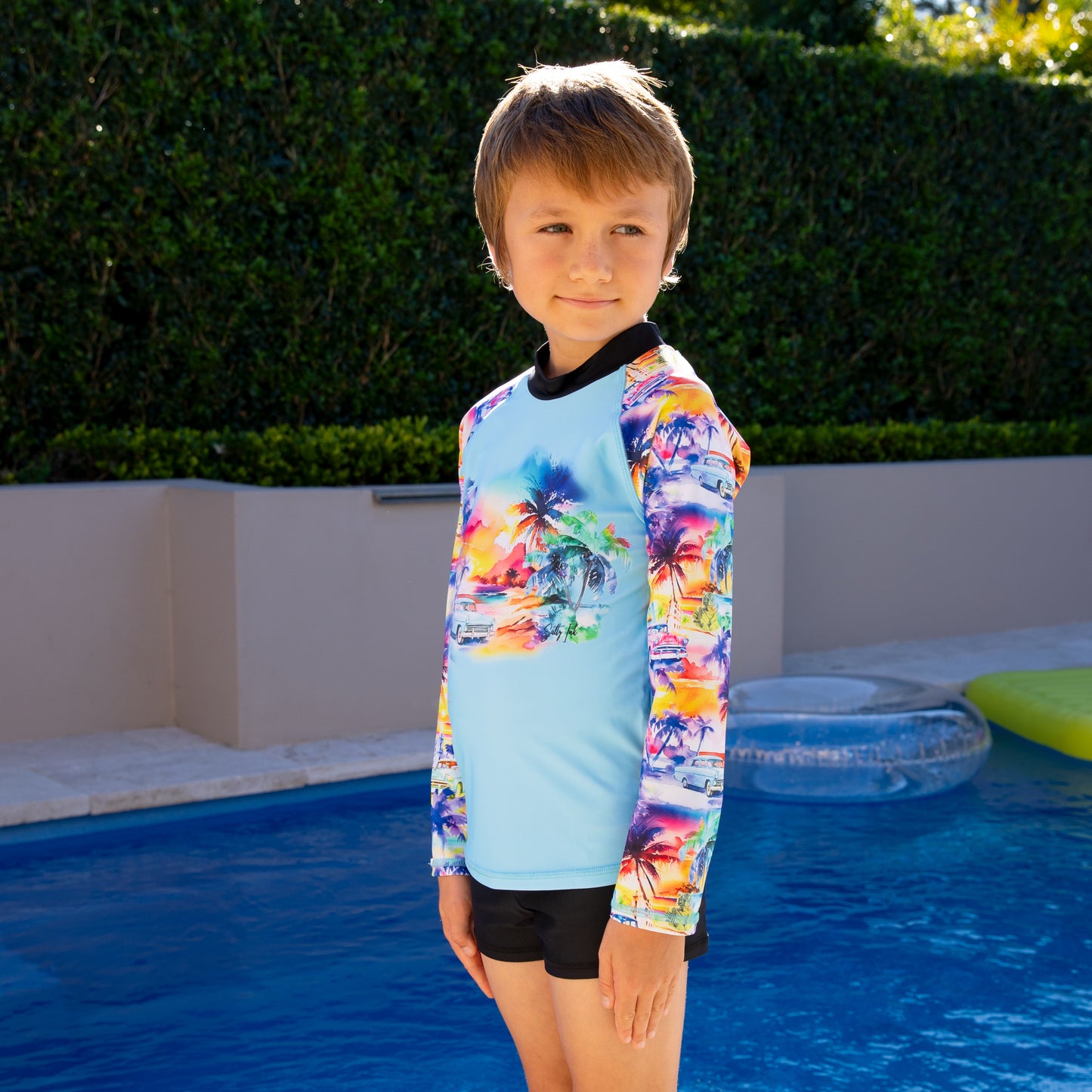 410 Miami Beach Long Sleeve Rashvest Set