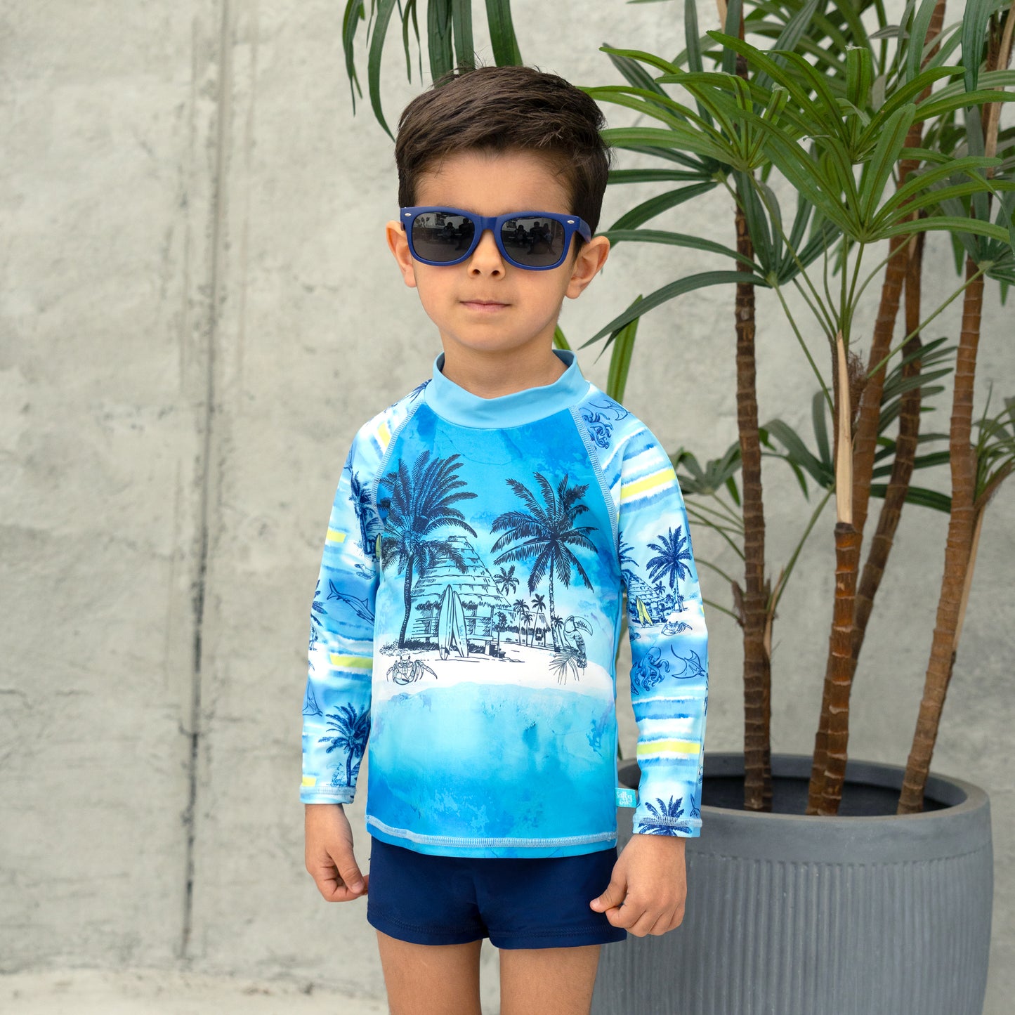 410 Shipwrecked Long Sleeve Rashvest Set