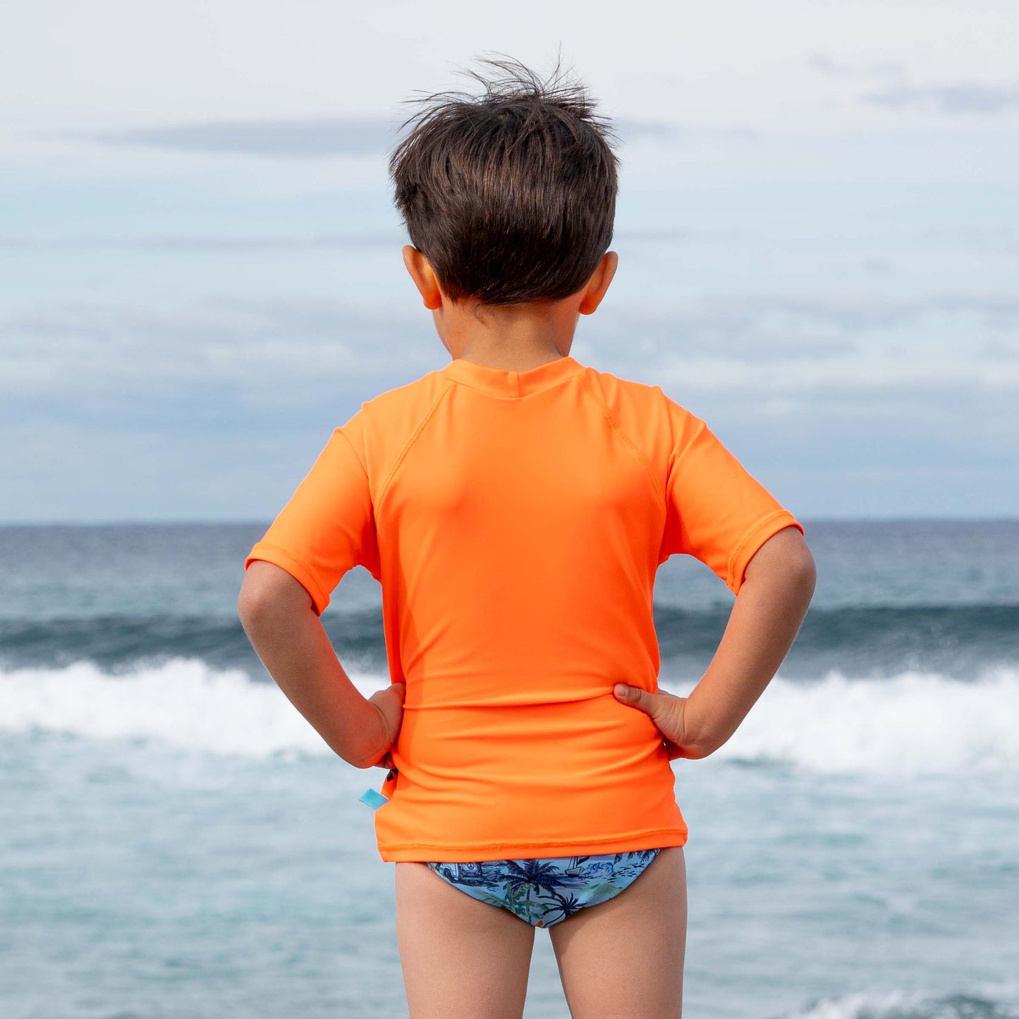 416 Plain Salty Short Sleeve Rashvest