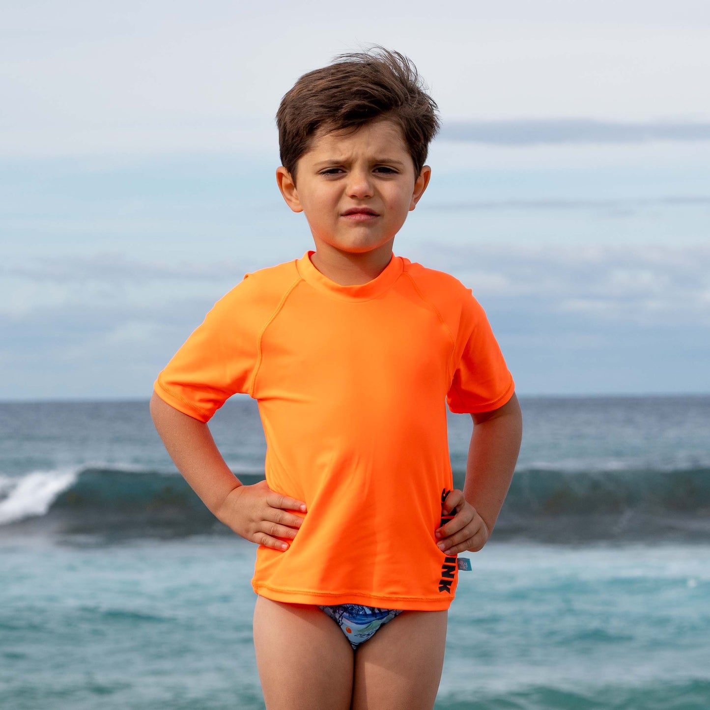 416 Plain Salty Short Sleeve Rashvest