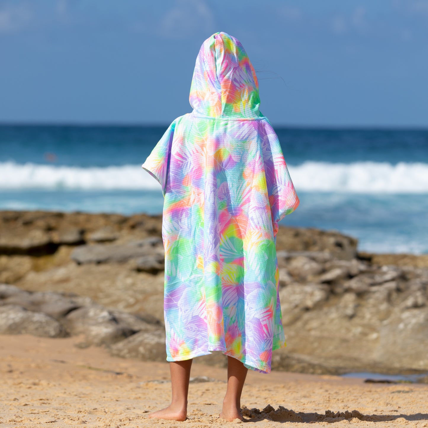 1421  Honolulu Hooded Poncho