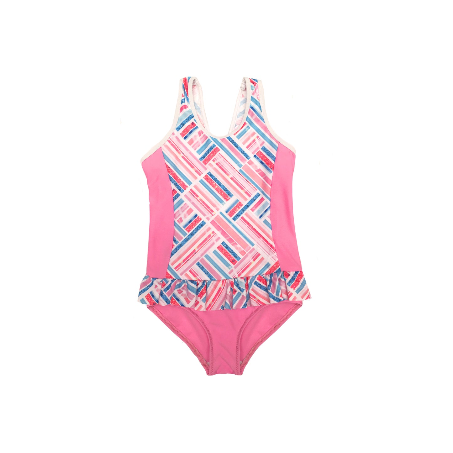 1004 Miss Sparkle Frill One Piece - Chlorine resist - Salty Ink
