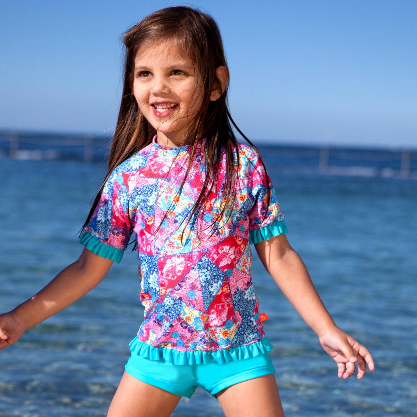 1011 Miss Batiki Sunvest Set - Salty Ink