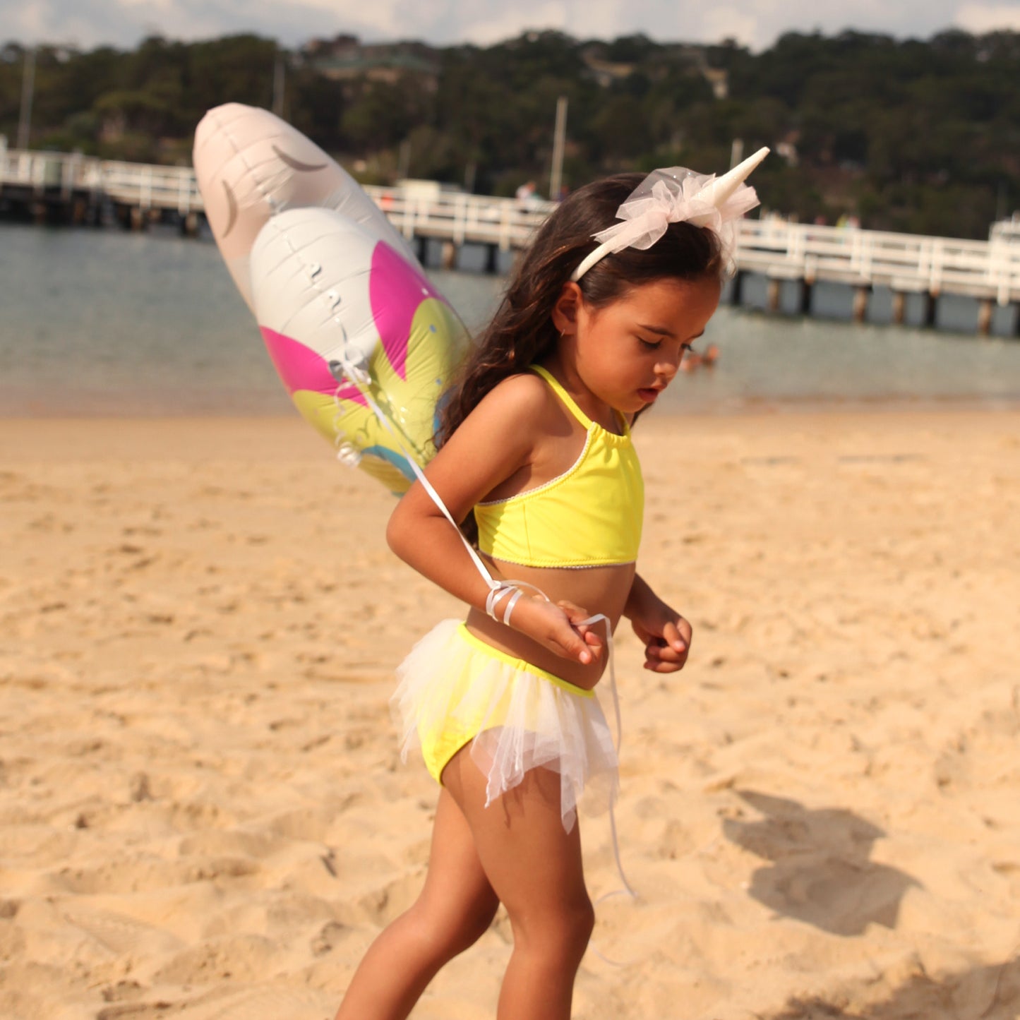 1133 Miss Unicorn Plain TuTu Bikini - Salty Ink