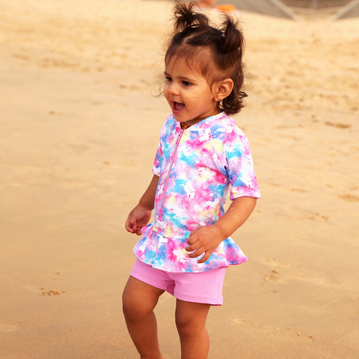 1136 Miss Unicorn Playsuit - Salty Ink