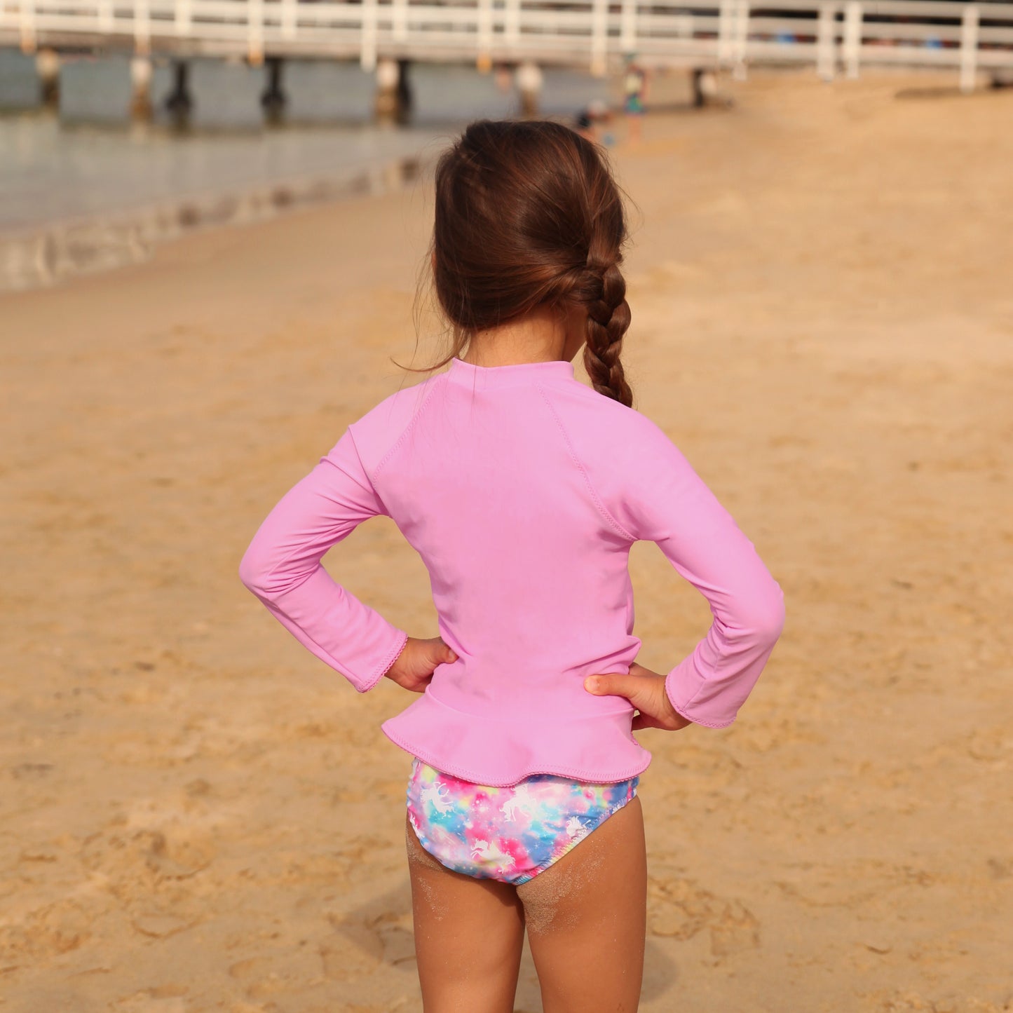 1137 Miss Unicorn Sunvest Set - Salty Ink