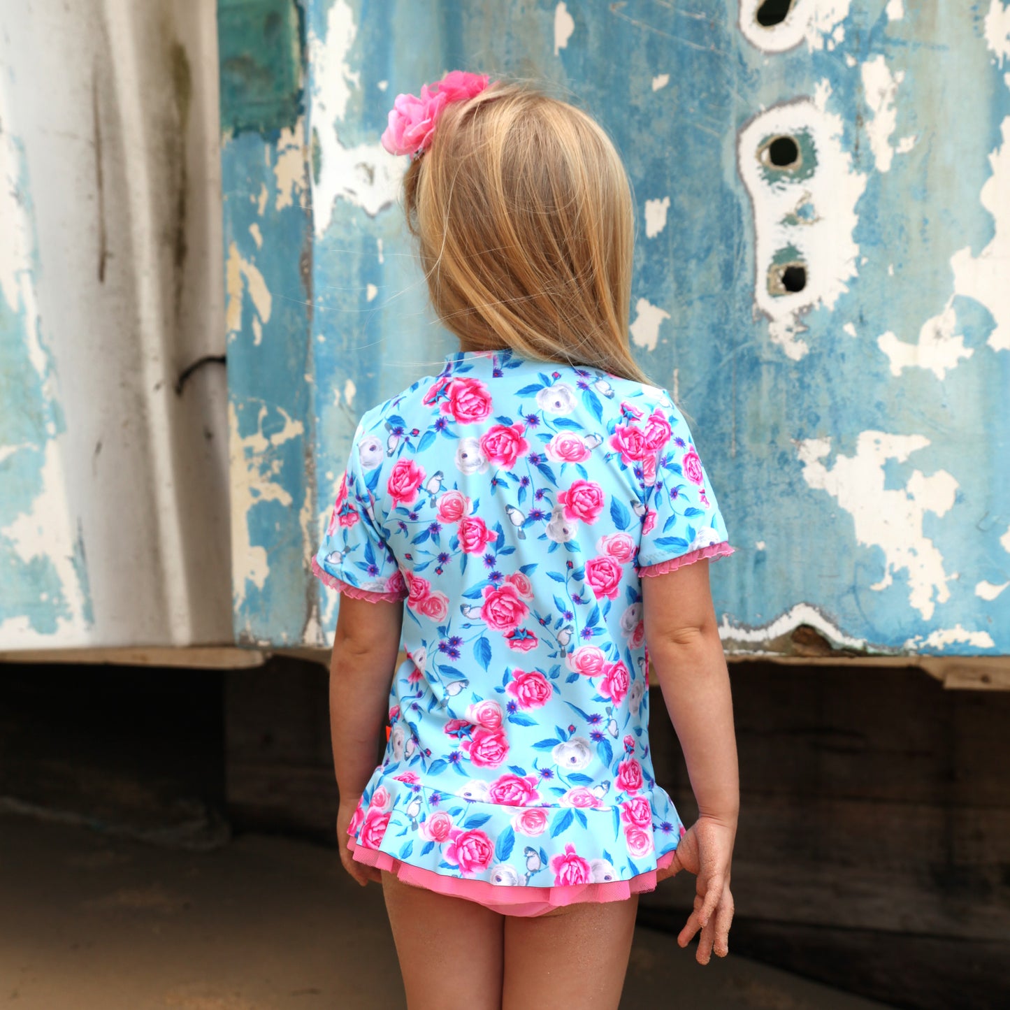 1142 Miss Bouquet Sunvest Set - Salty Ink