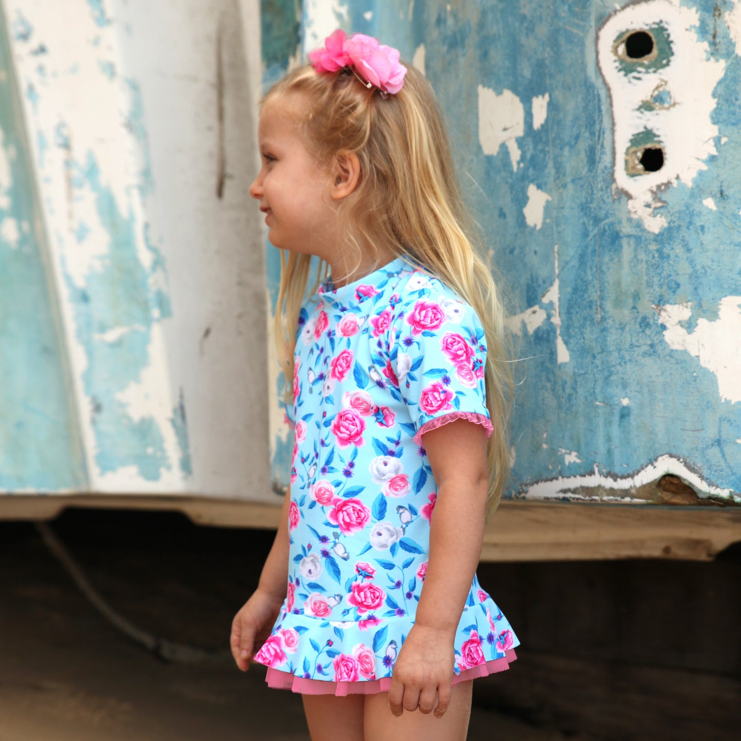 1142 Miss Bouquet Sunvest Set - Salty Ink