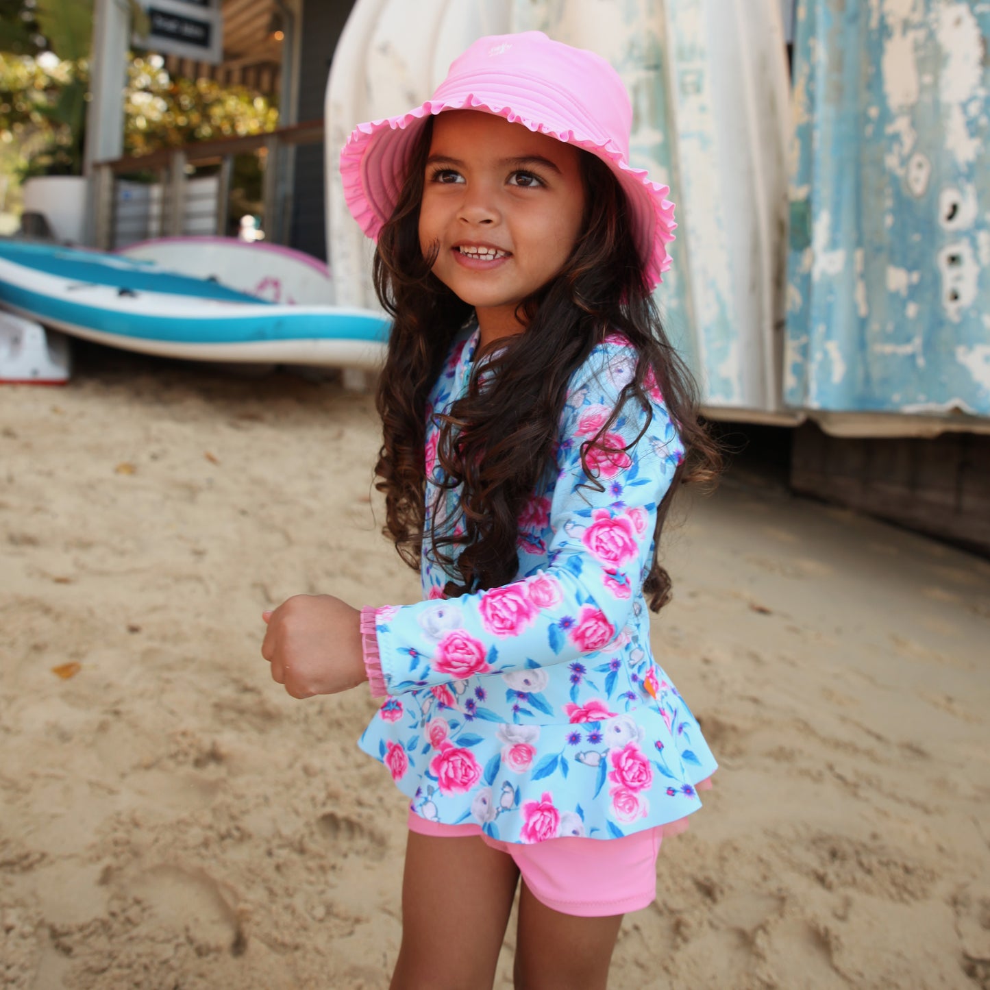 1143 Miss Bouquet Playsuit - Salty Ink