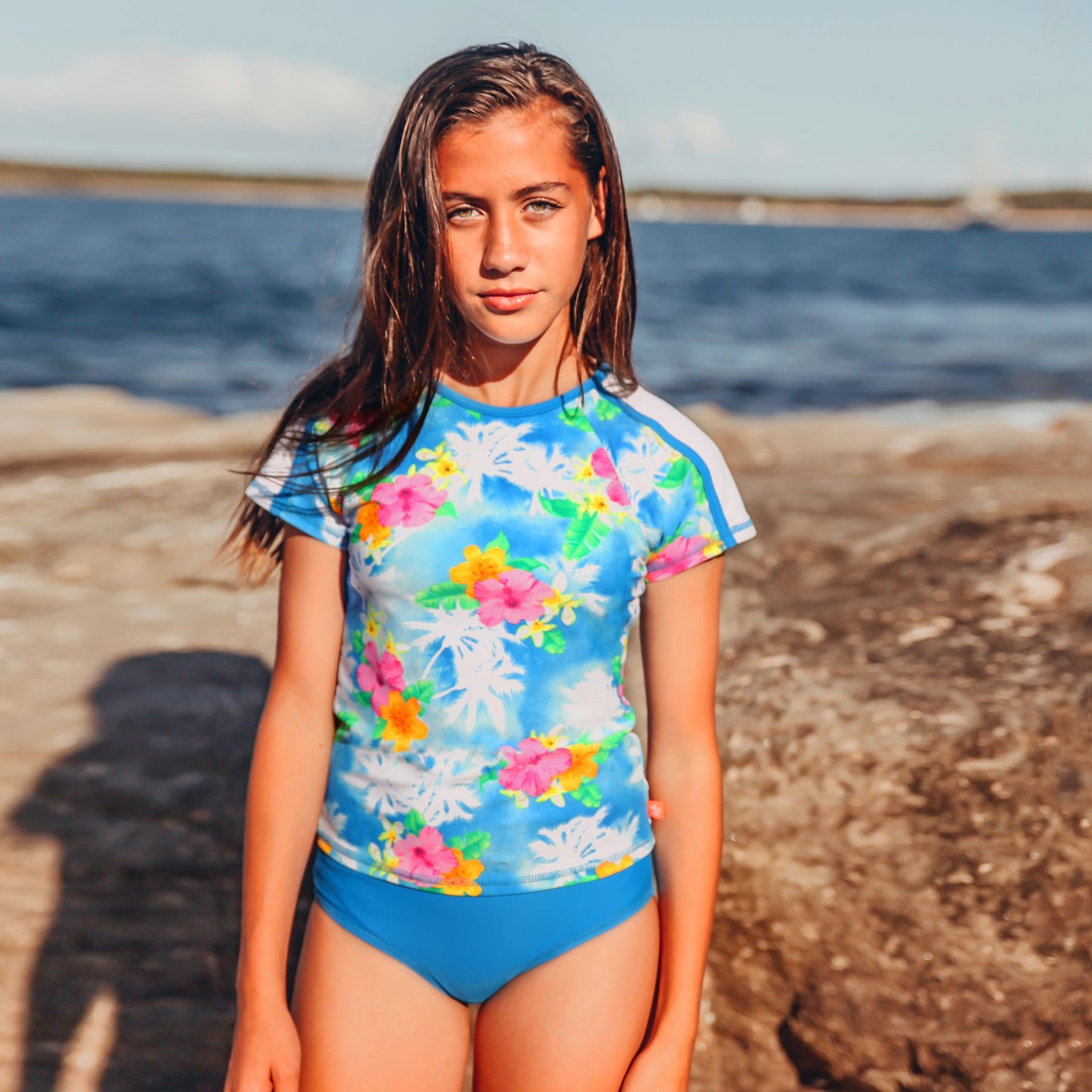 1152 Coco Palms Rashvest set - Salty Ink