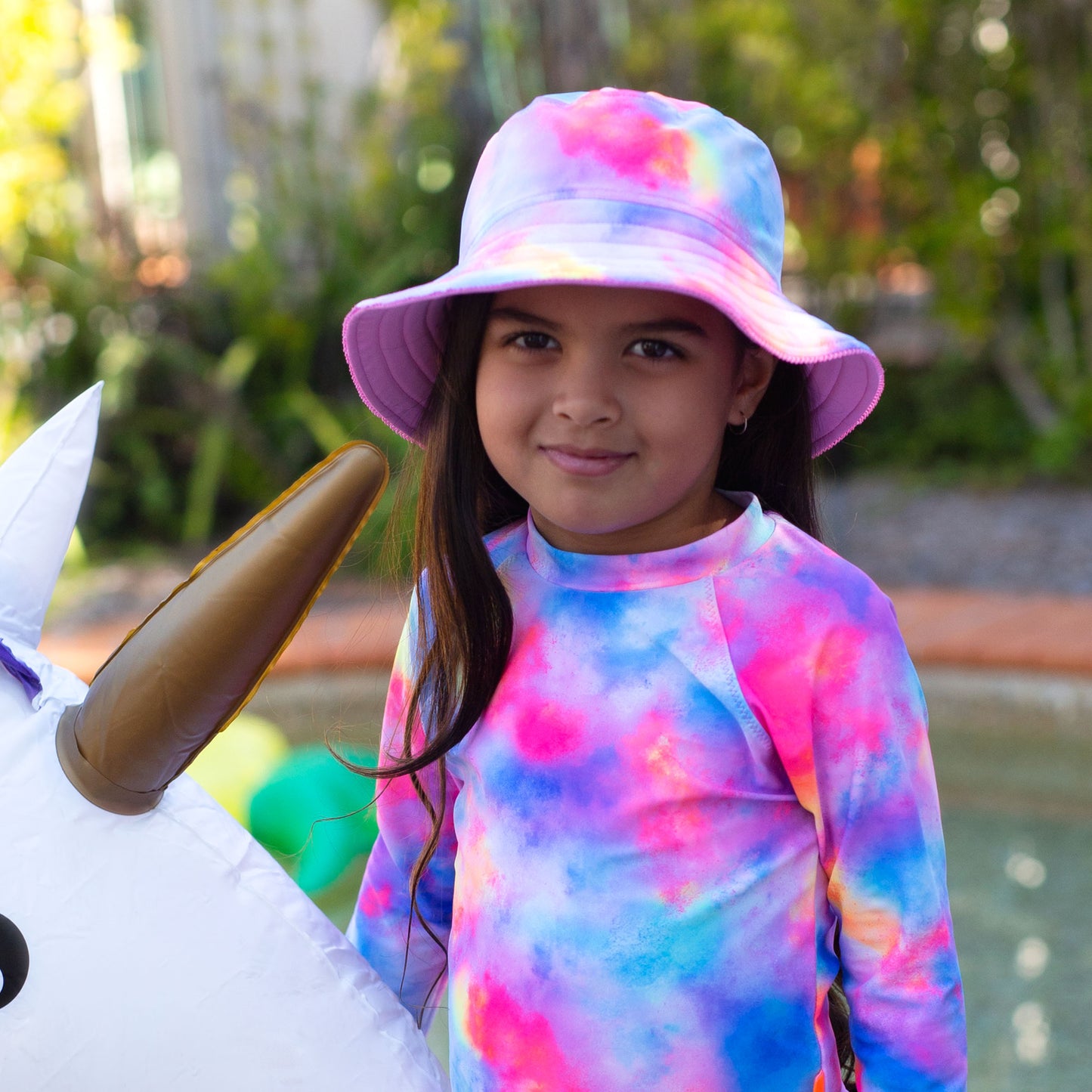1172 Miss Rainbow Sun Hat - Salty Ink