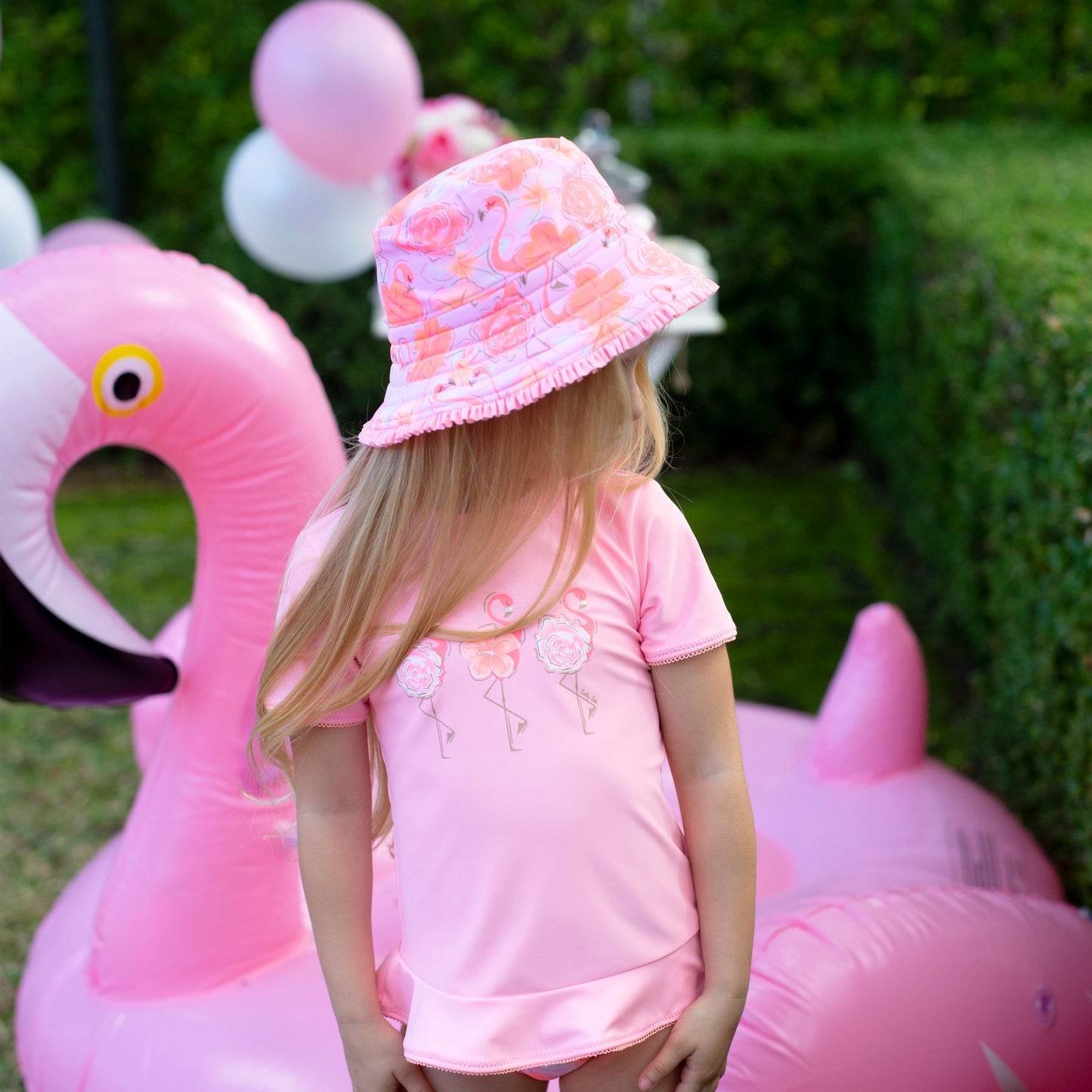 1172 Miss flamingo Sunhat - Salty Ink