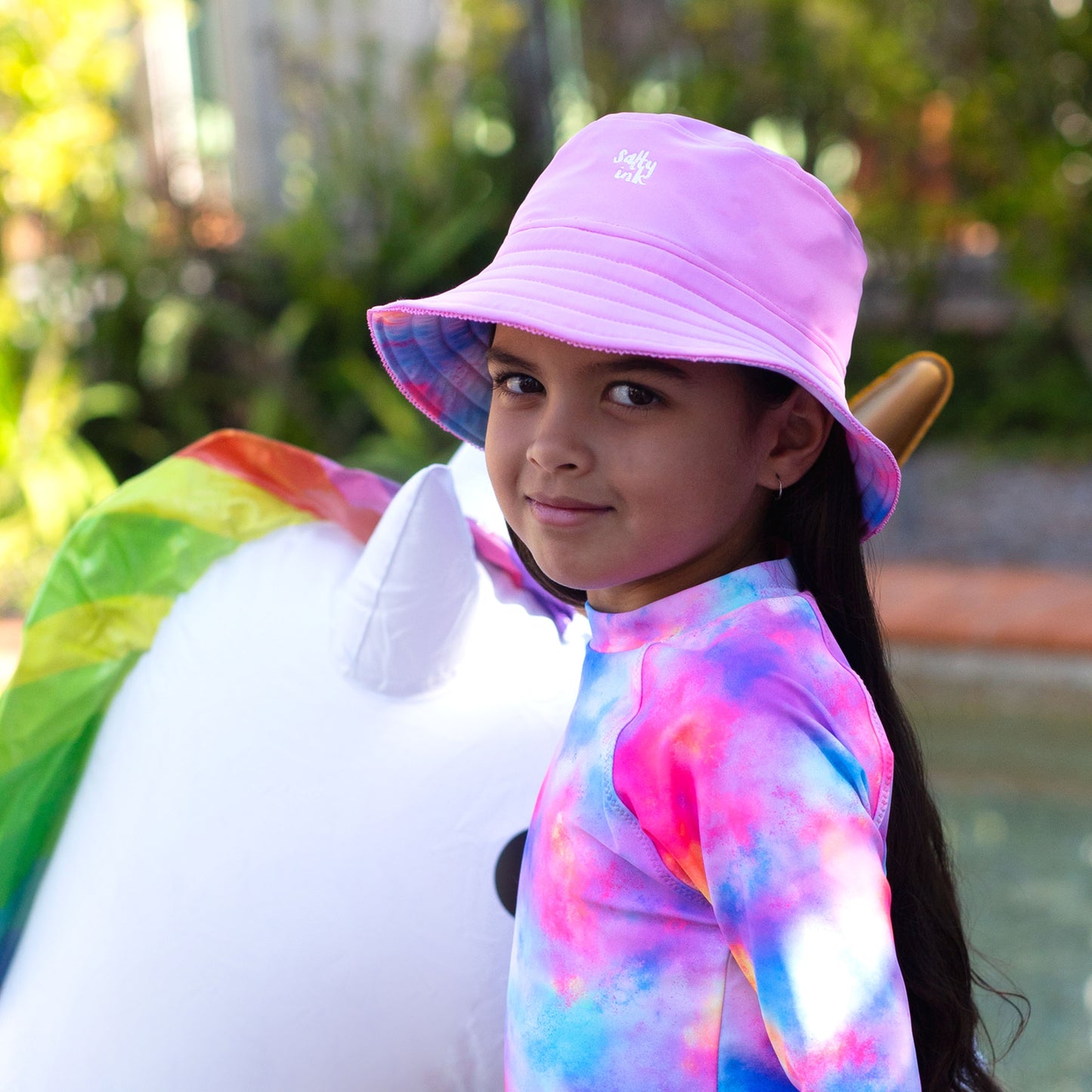 1172 Miss Rainbow Sun Hat - Salty Ink