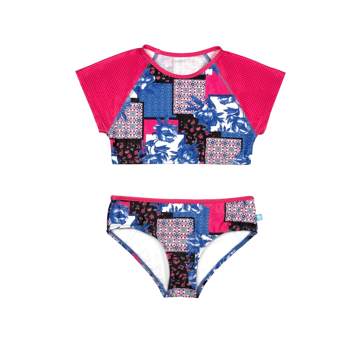1176 Beach Boho Crop Bikini - Salty Ink