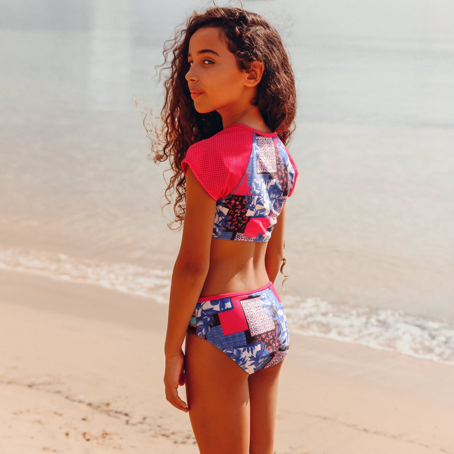 1176 Beach Boho Crop Bikini - Salty Ink