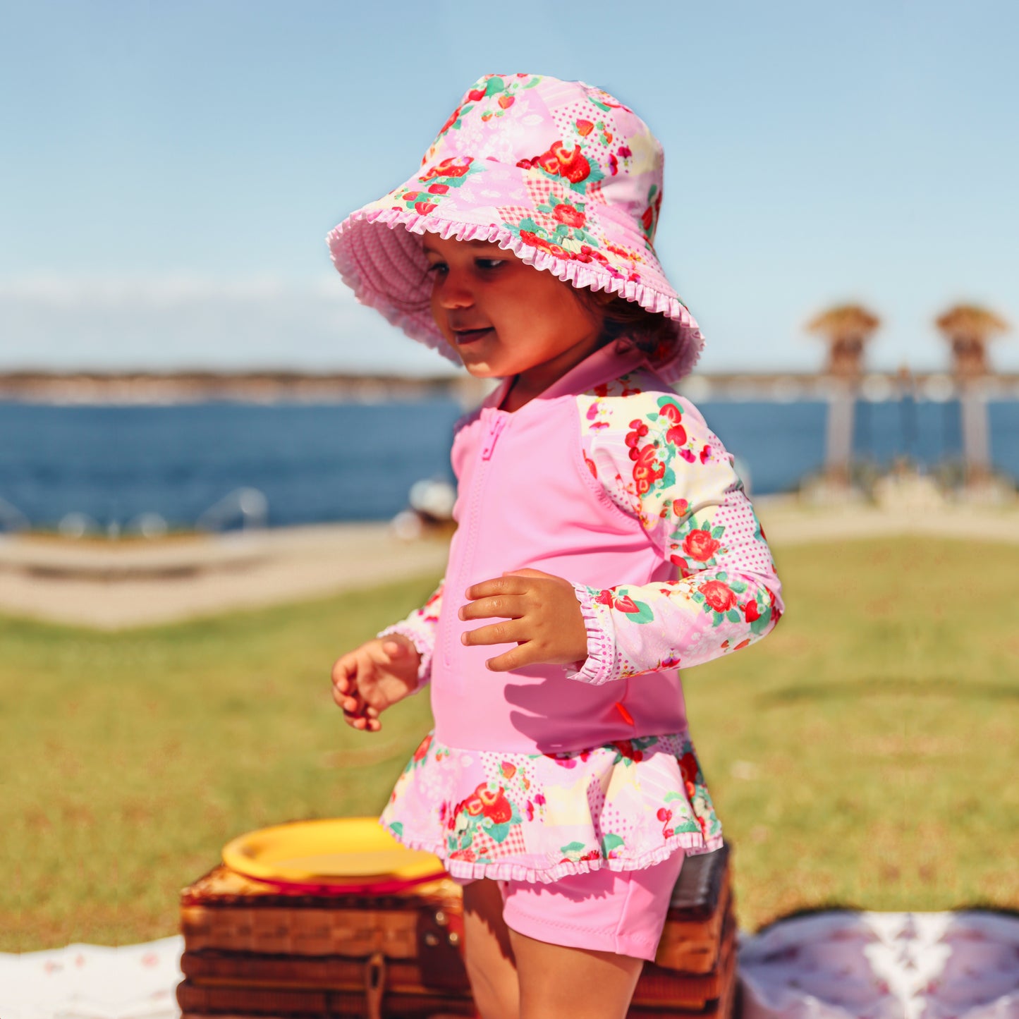 1183 Miss Polly Playsuit - Salty Ink