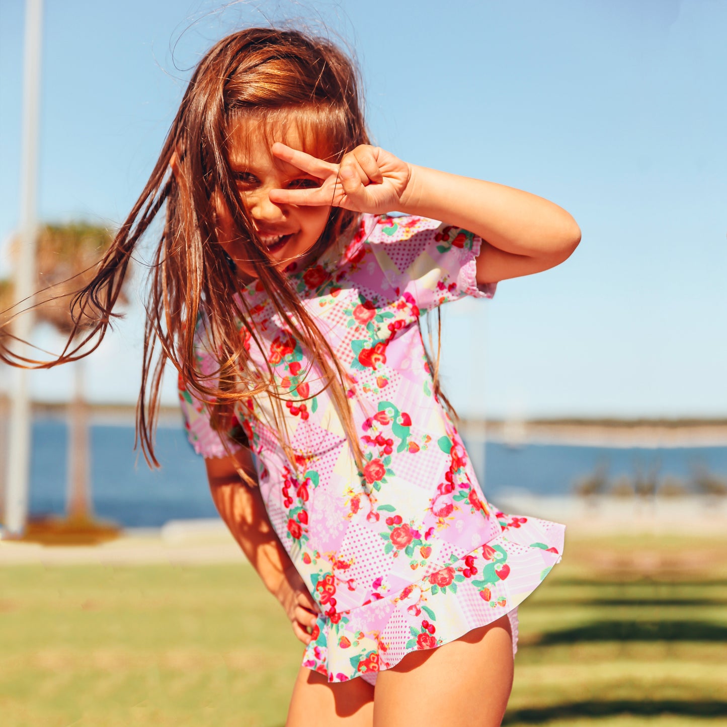 1184 Miss Polly Sunvest Set - Salty Ink