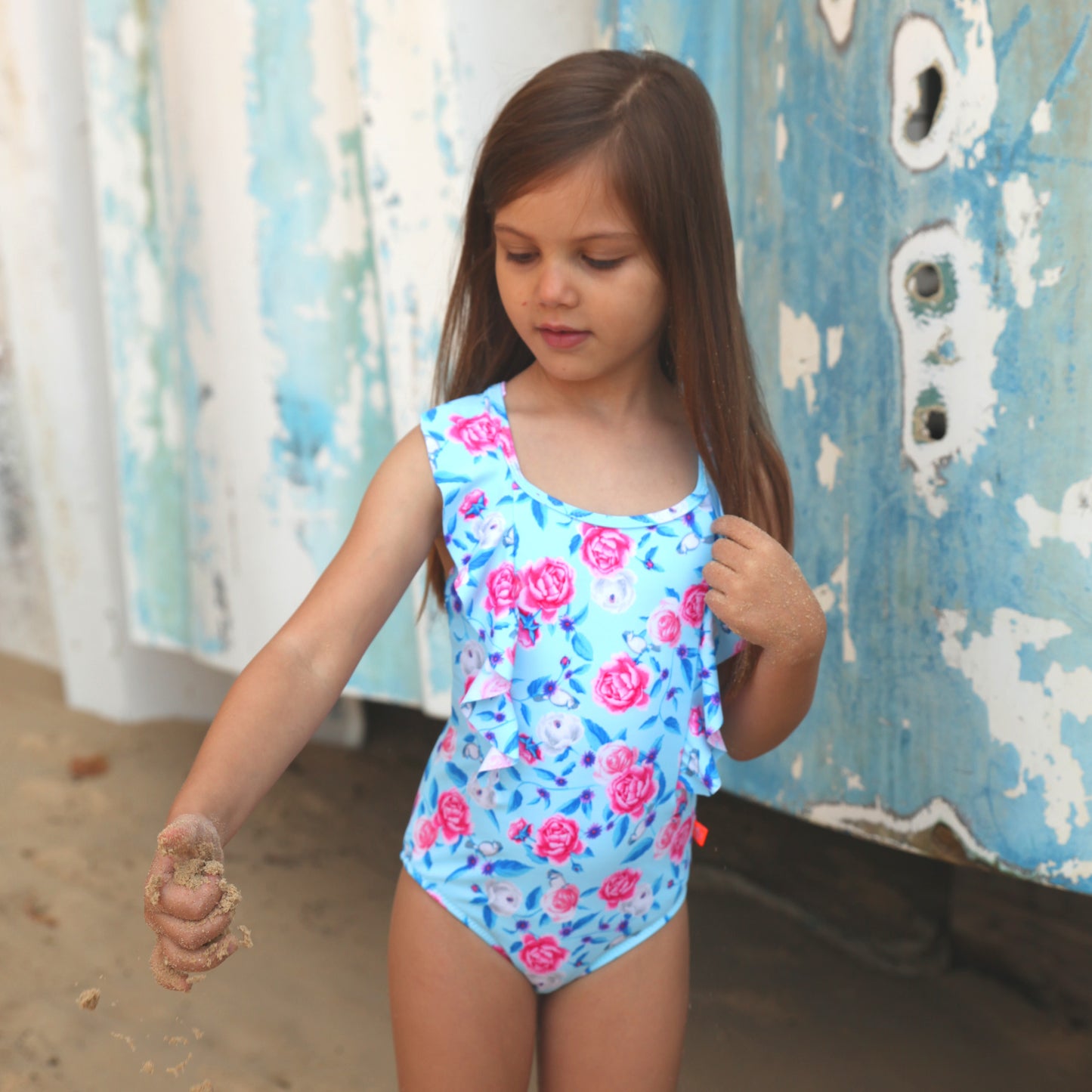 1185 Miss Bouquet Retro One Piece - Salty Ink