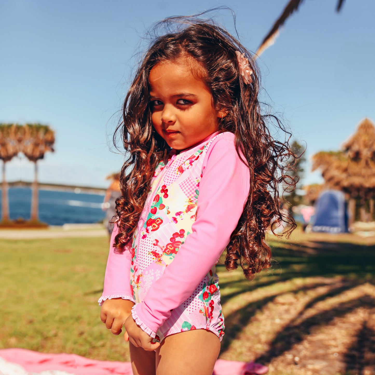 1195 Miss Polly Sunsuit - Salty Ink