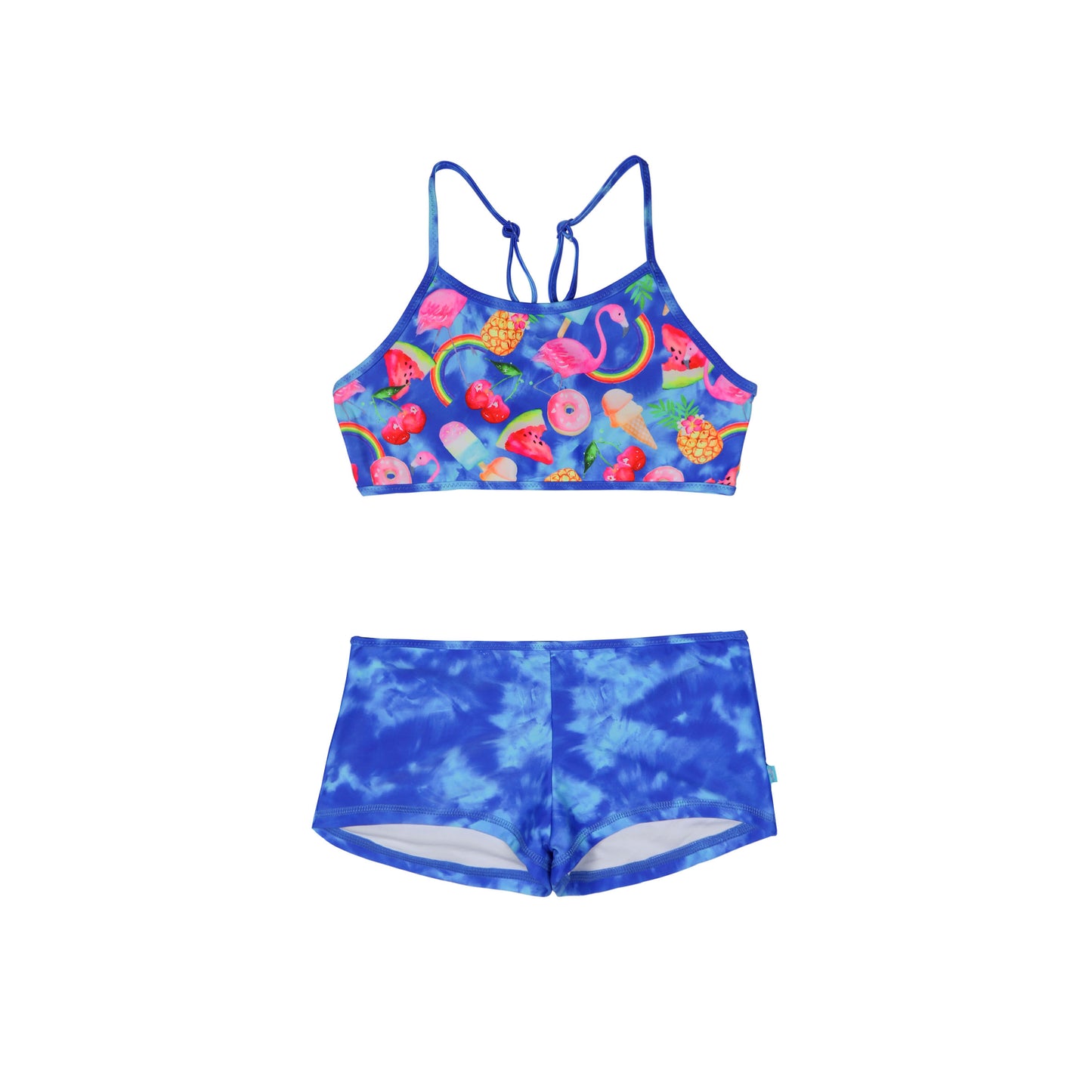 1205 Tropical Punch Boyleg Bikini - Salty Ink