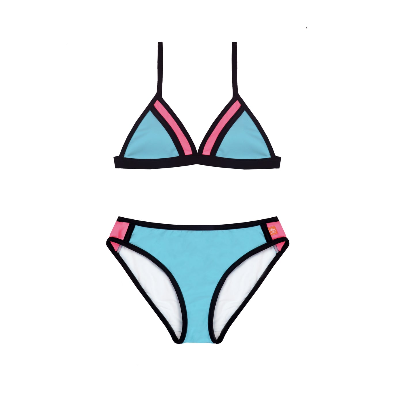 1210 Summer Crush Plain Tri Bikini - Salty Ink