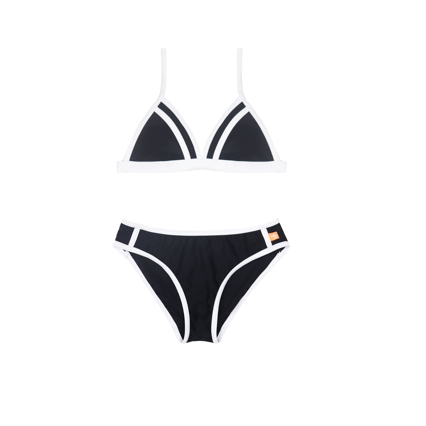 1210 Summer Crush Plain Tri Bikini - Salty Ink