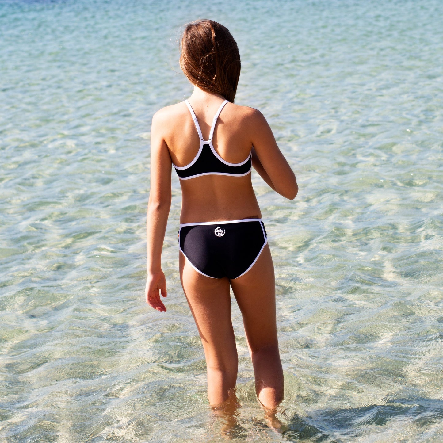 1211 Summer Crush Plain Bikini - Salty Ink