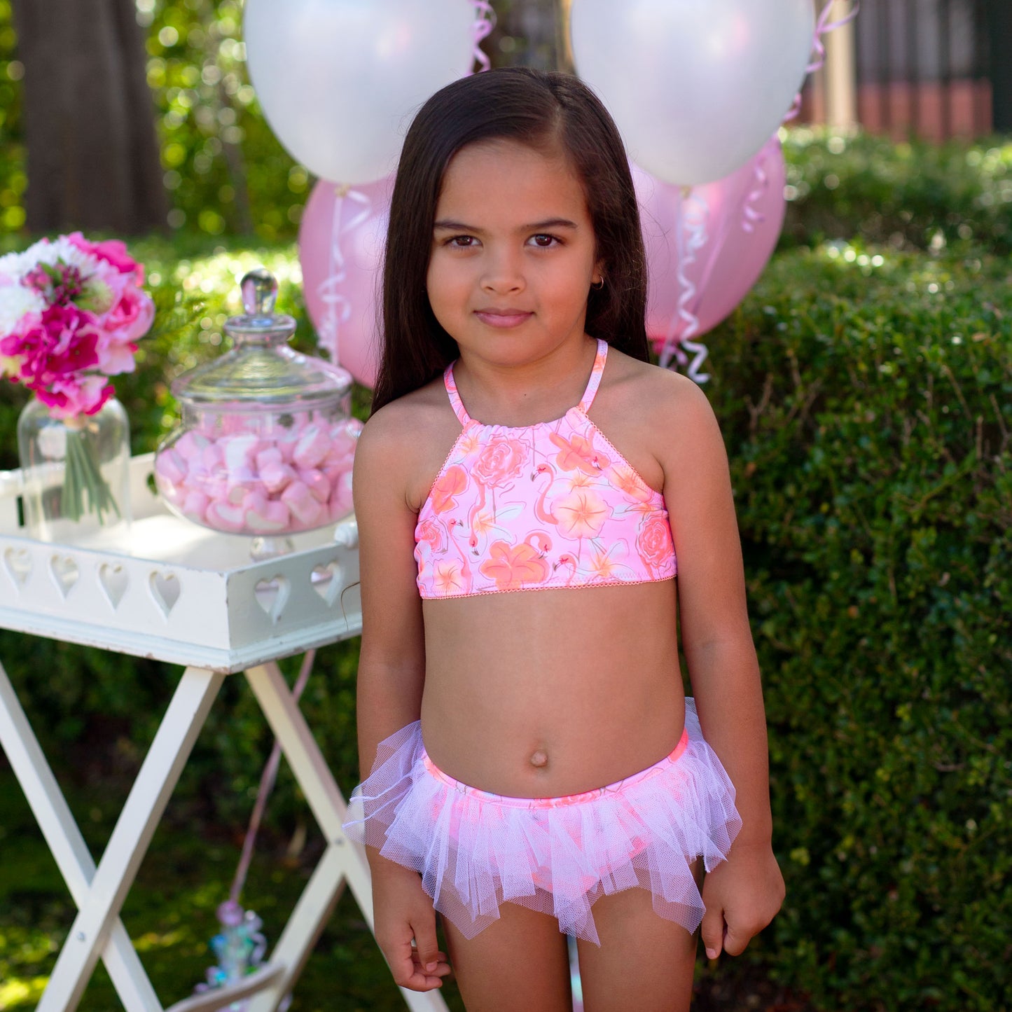 1224 MissFlamingo TuTu Bikini - Salty Ink