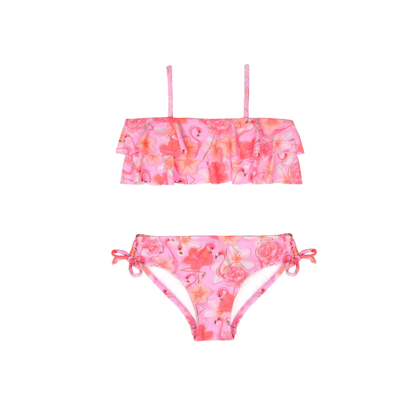 1226 Miss Flamingo Tube bikini - Salty Ink