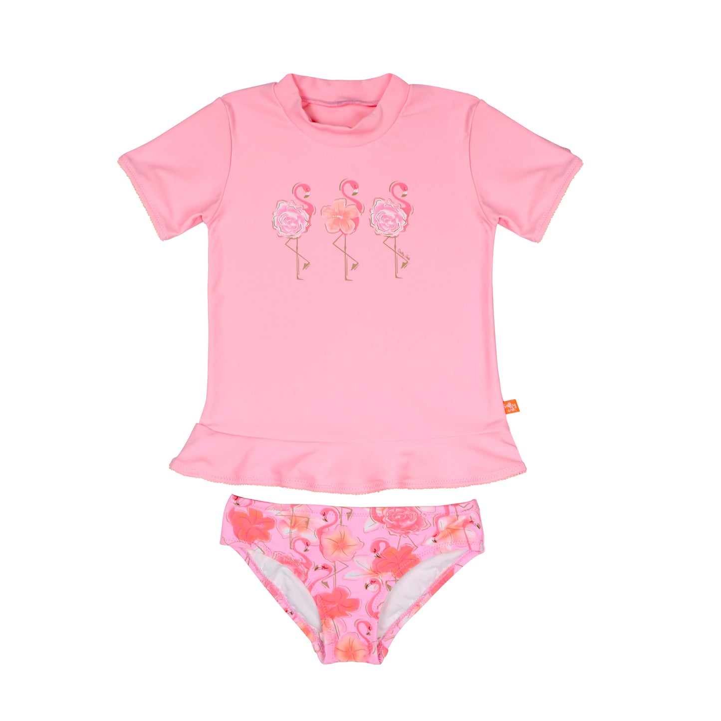 1227 Miss Flamingo Sunvest set - Salty Ink