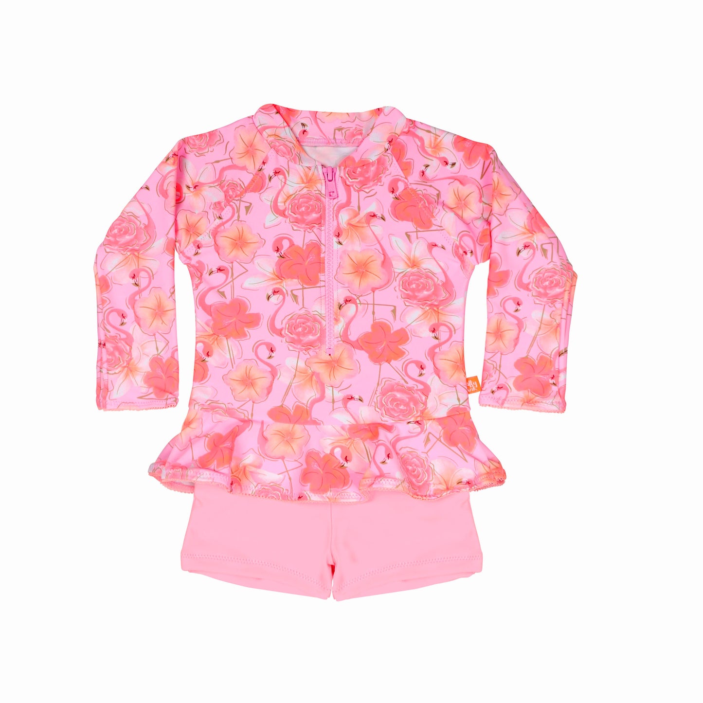 1228 Miss Flamingo Playsuit - Salty Ink