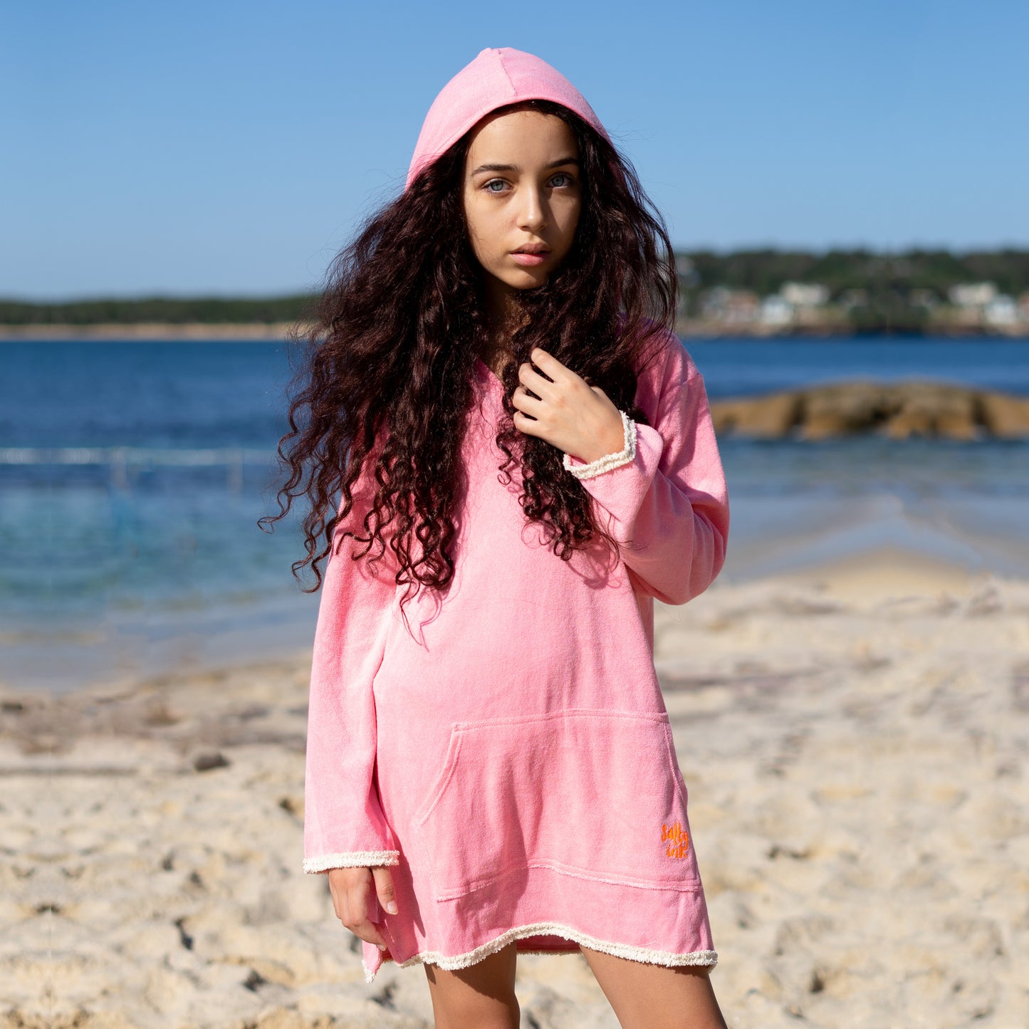 1240 Salty Beach Hoodie Coverup - Salty Ink