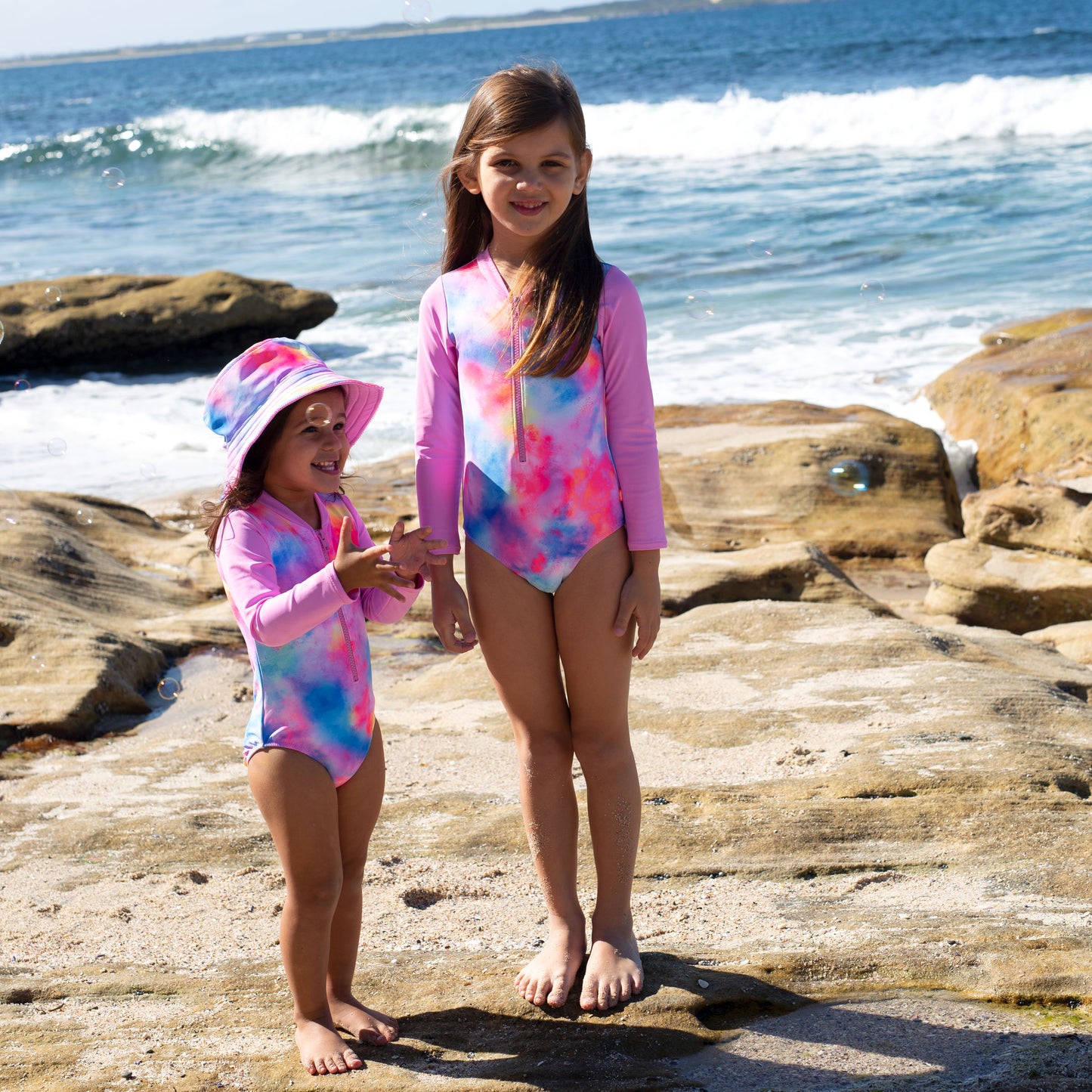 1251 Miss Rainbow Sunsuit - Salty Ink