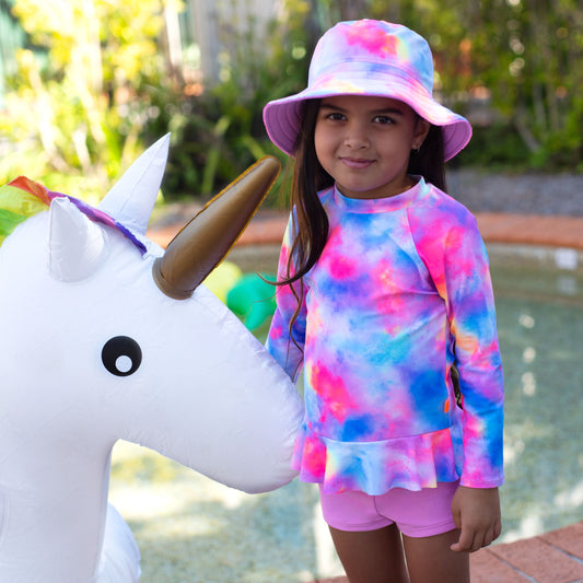 1252 Miss Rainbow  Sunvest Set - Salty Ink