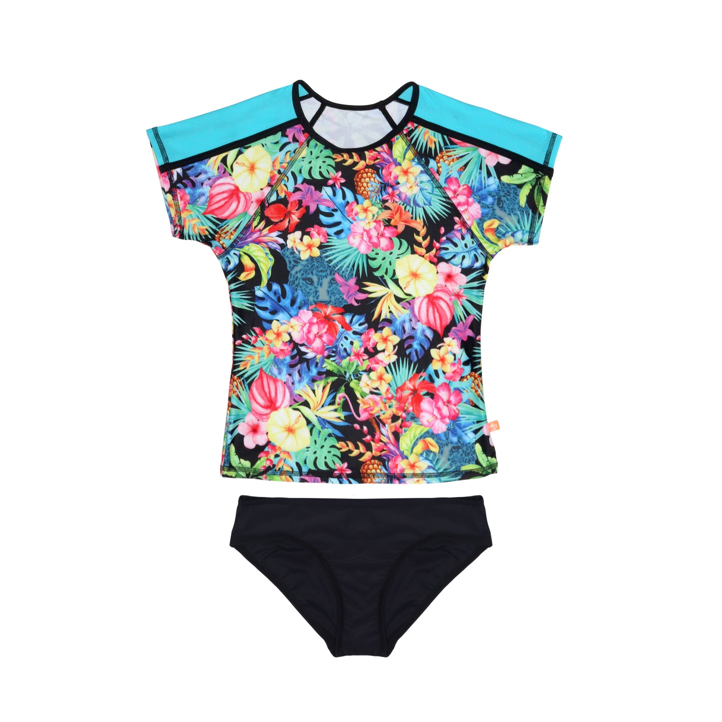 1284 Island Girl Tahiti Rashvest set