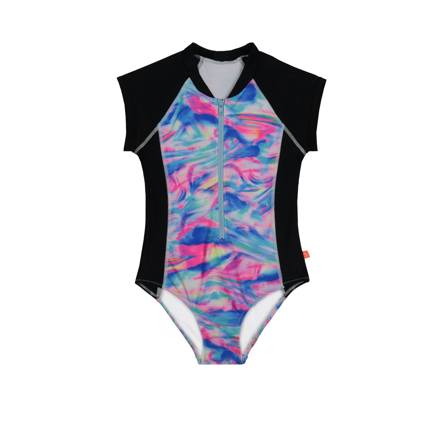 1286 Rollergirl short sleeve Surfsuit - Salty Ink