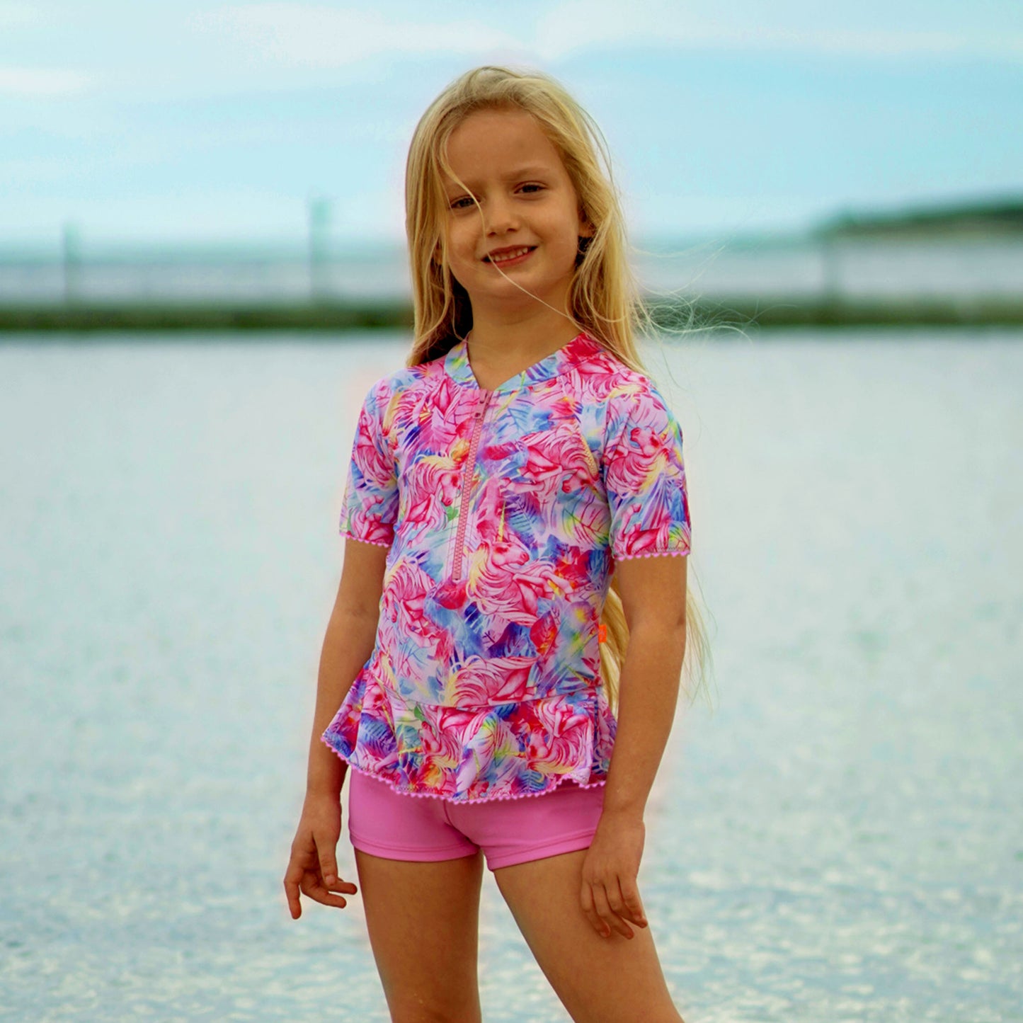 1305 Miss Stardust Playsuit - Salty Ink