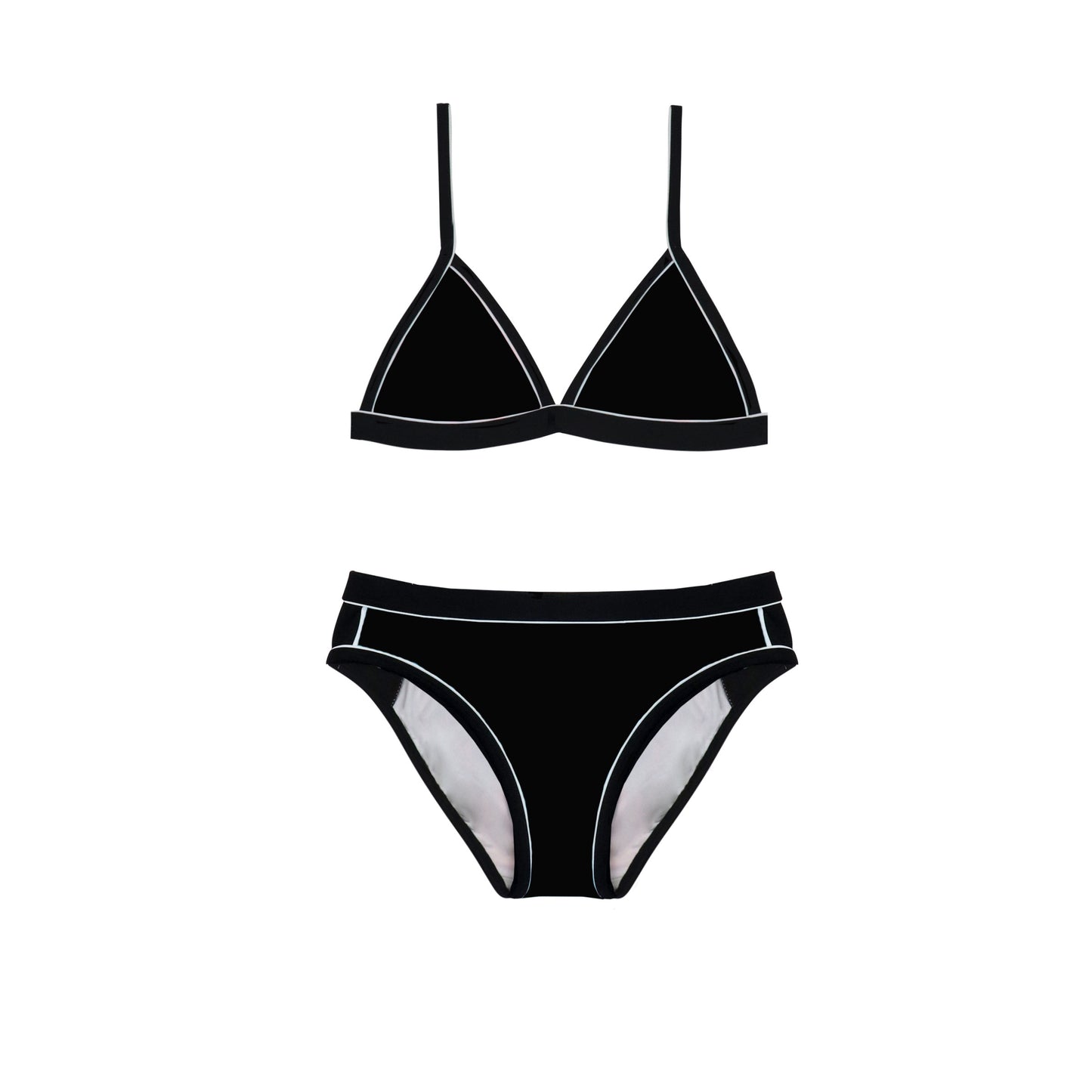 1314 Summer Tribe Plain Tri Bikini